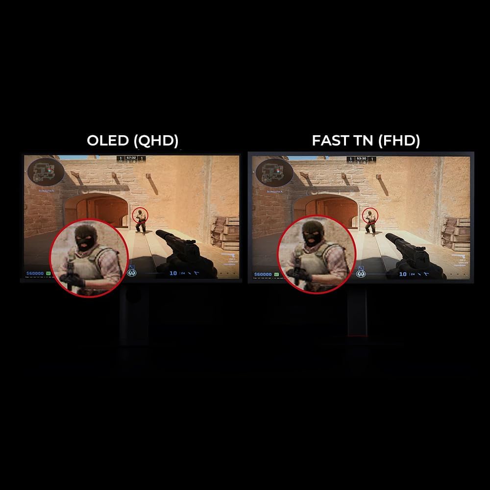 Zowie XL2566X+ | 24.1 | Fast TN 400Hz Gaming Monitor for Esports | Motion Clarity Dyac2 | 1080P | XL Setting to Share | Shielding Hood | New Industrial Grade Ball Bearing Height Adjustment