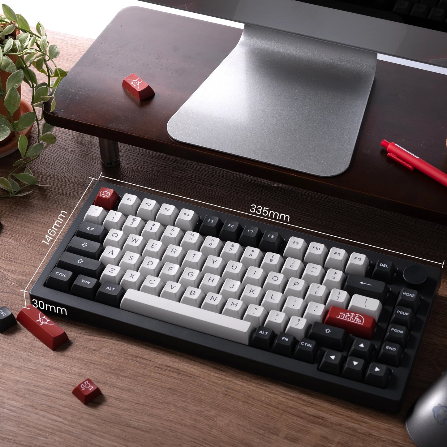 5075B plus 75% Hot Swap Multi-Modes RGB Mechanical Gaming Keyboard 2.4Ghz Wireless/Usb Type-C/Bluetooth 5.0