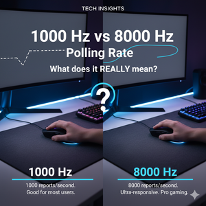 1000 Hz vs 8000 Hz Polling Rate, What does it really mean?