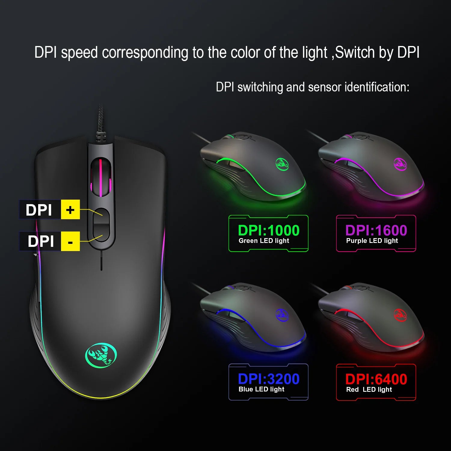 Vindicator V1 Gaming Mouse (Wired)