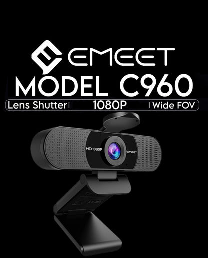 EMEET HD 1080P Webcam