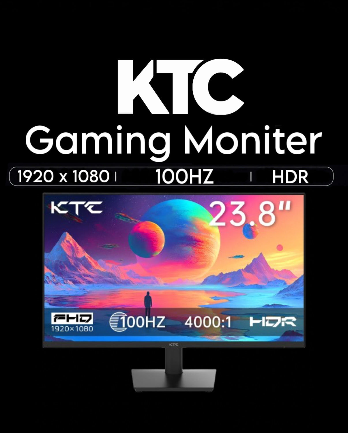 KTC 24 Inch 1080P Monitor 100Hz