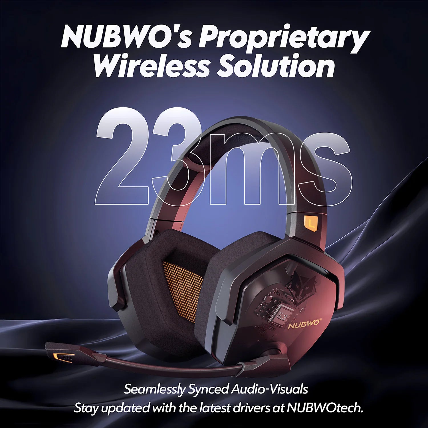 NUBWO G06 Dual Wireless 2.4Ghz Bluetooth Gaming Headset