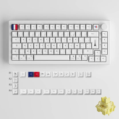 5075B plus 75% Hot Swap Multi-Modes RGB Mechanical Gaming Keyboard 2.4Ghz Wireless/Usb Type-C/Bluetooth 5.0