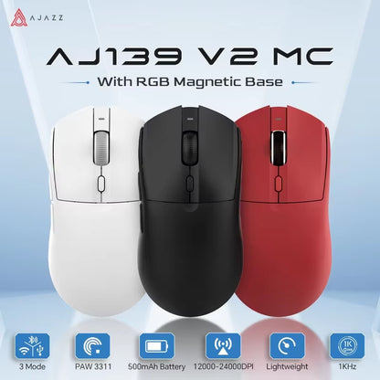 AJ139 V2 MC/AJ139PRO/AJ199 MC 2.4Ghz Wireless Gaming Mouse 